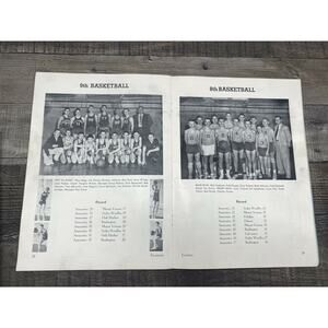 1953-1954 TELKWAH LAUNNA High School Annual Yearbook Vintage